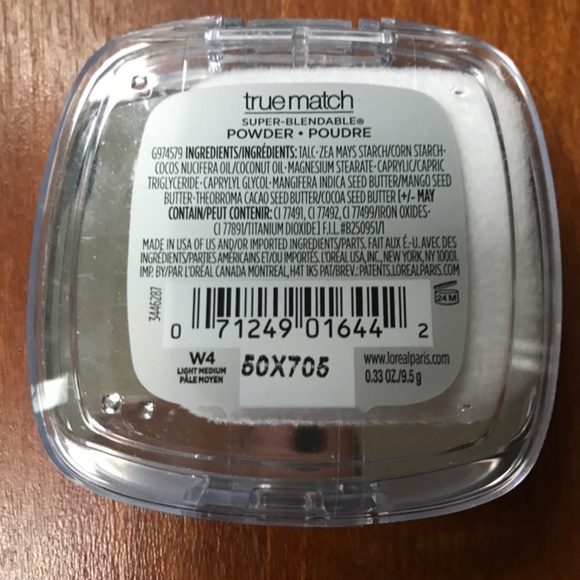 L’Oréal Paris True Match Super-Blendable Powder W4 Light Medium 0.33 oz/9.5 g - Picture 4 of 5